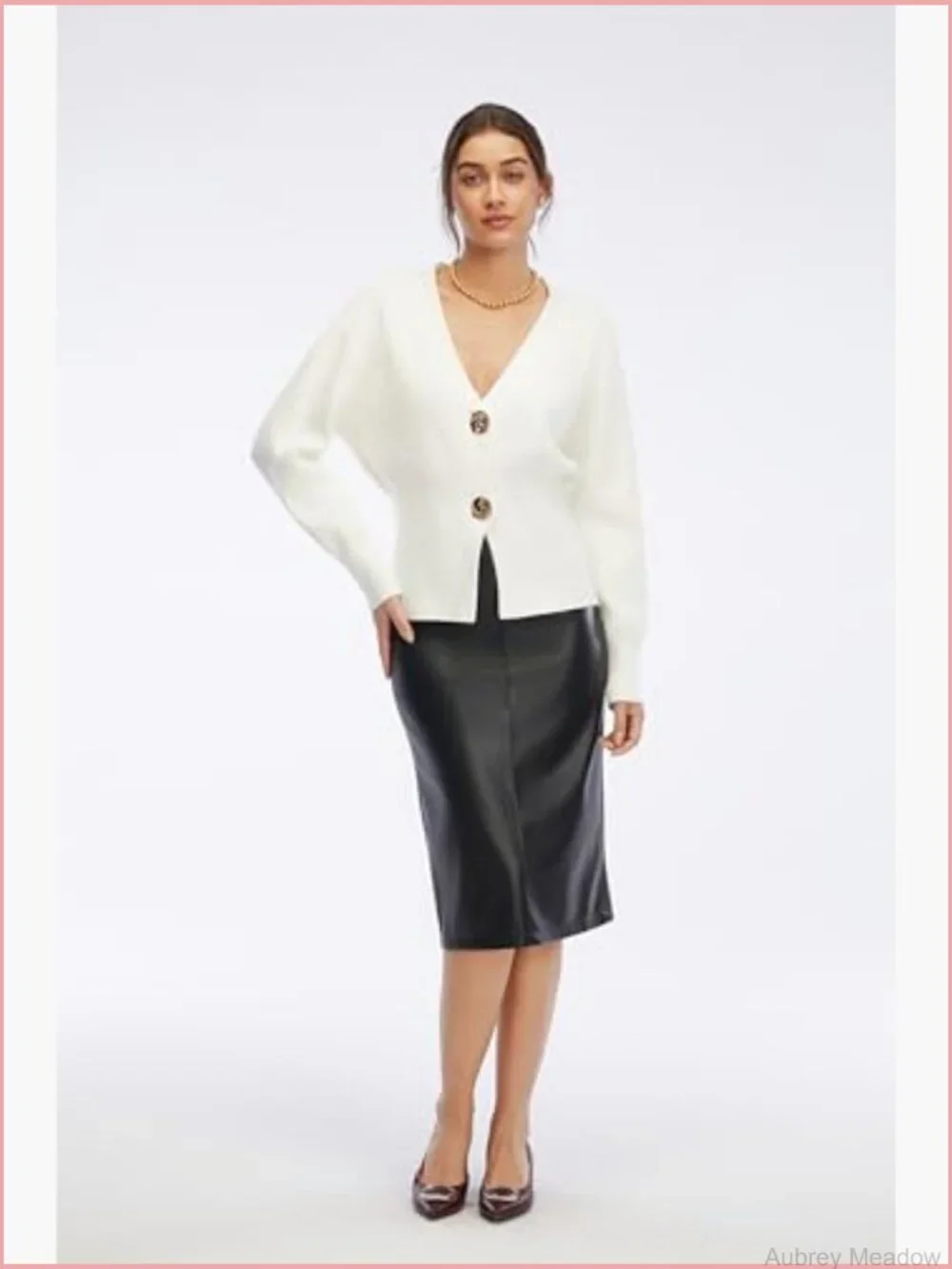 V-Neck Button Down Long Cardigan Sweater - Lightweight Long Sleeve Knit Outwear